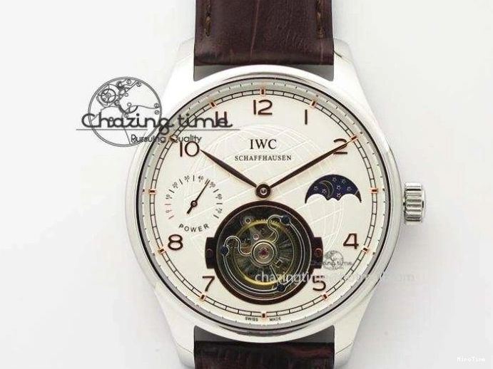 MIROTIME 0212 Portuguese Real PR Real Annual Calendar IW503510 ZF 1:1 Best Edition Green Dial on Black Leather Strap A QuickDry 7097